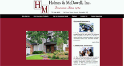 Desktop Screenshot of holmesmcdowell.com